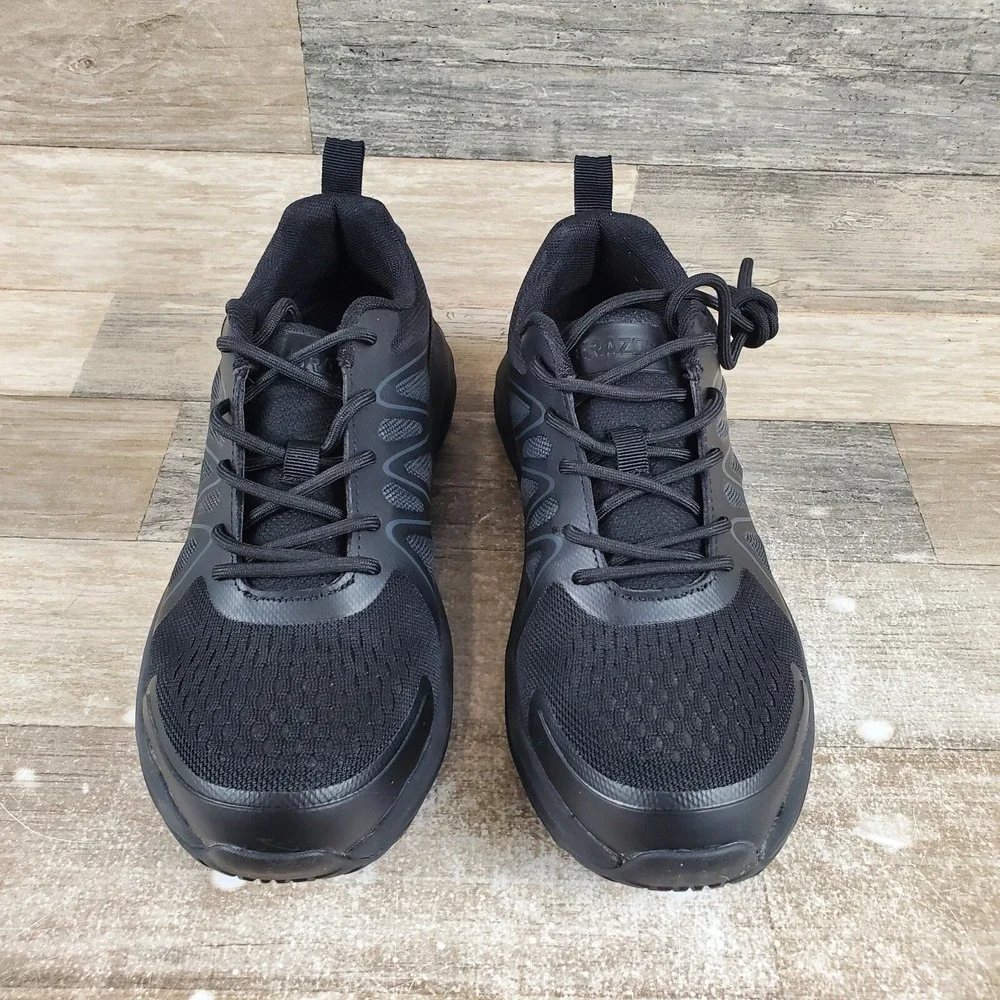 Brazos Contractor ST Warehouse Womens Work Shoes Sz 8 B Running Black Sneakers